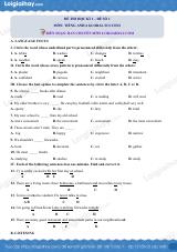 Đề thi học kì 1 Tiếng Anh 6 Global Success - Đề số 1